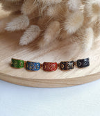 Bague witch - Bague ajustable émaillée en acier inoxydable doré ou argenté Micomidy Bijoux