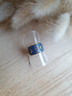 Bague witch - Bague ajustable émaillée en acier inoxydable doré ou argenté Micomidy Bijoux
