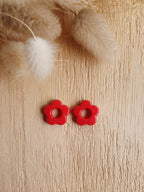 Paire de pampilles fleurs interchangeables pour boucles d'oreilles créoles Micomidy Bijoux