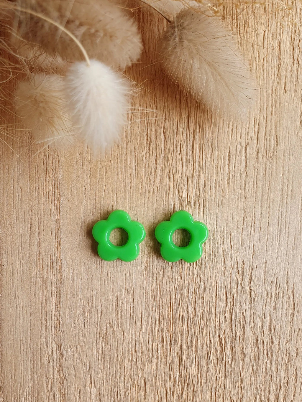 Paire de pampilles fleurs interchangeables pour boucles d'oreilles créoles Micomidy Bijoux