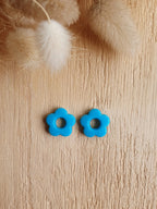 Paire de pampilles fleurs interchangeables pour boucles d'oreilles créoles Micomidy Bijoux