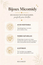 Micomidy bijoux - bijoux en acier inoxydable et pierres naturelles