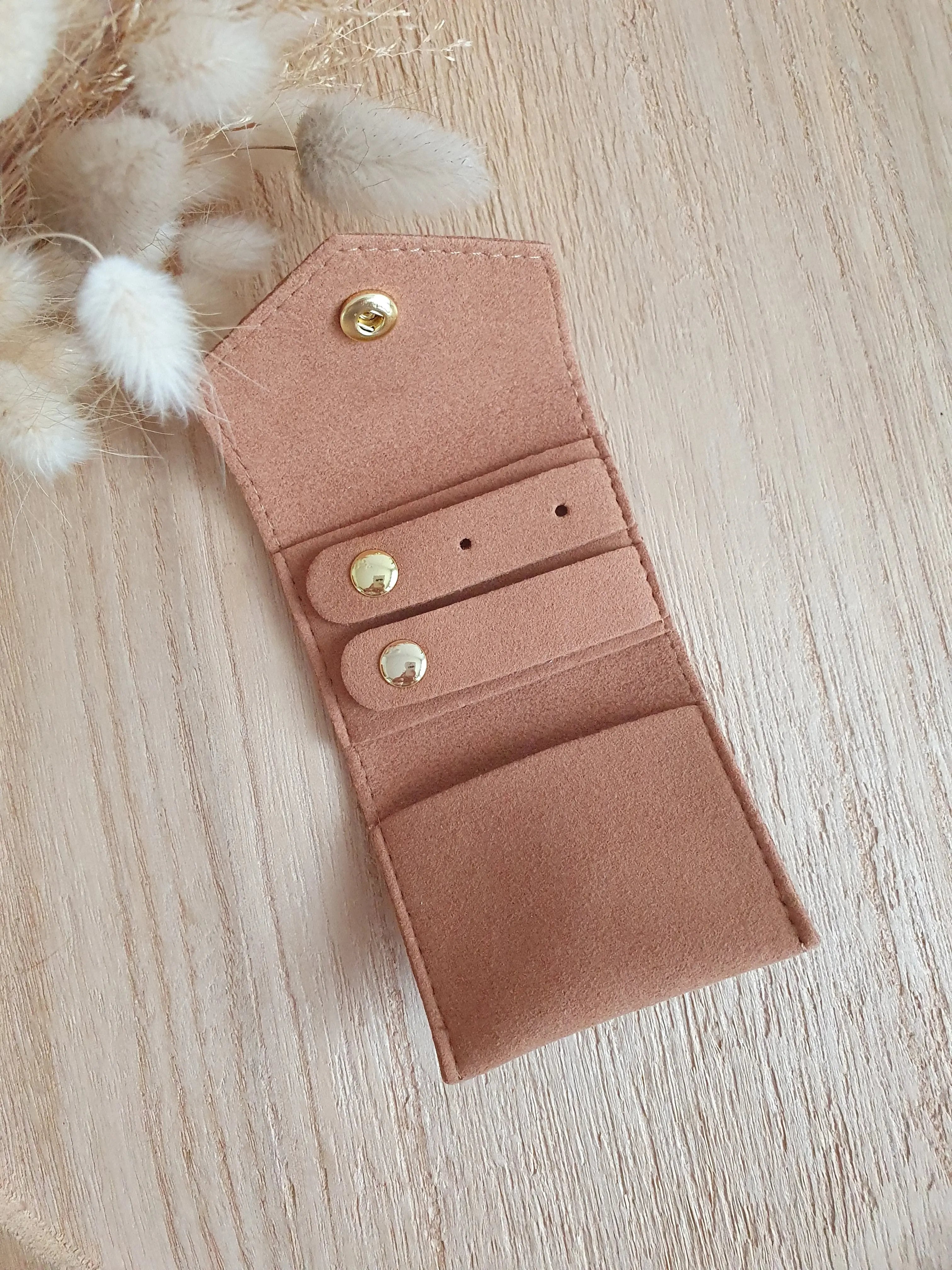 Mini pochette à bijoux en velours pour voyage Micomidy Bijoux
